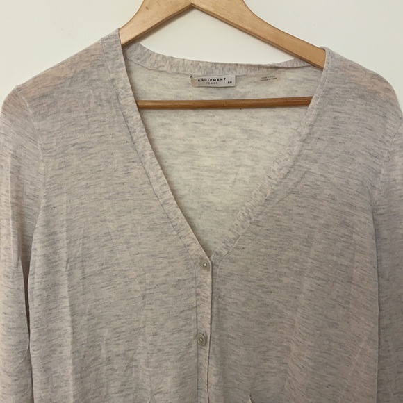 Equipment Sullivan V Neck Cardigan - Picture 3 of 7